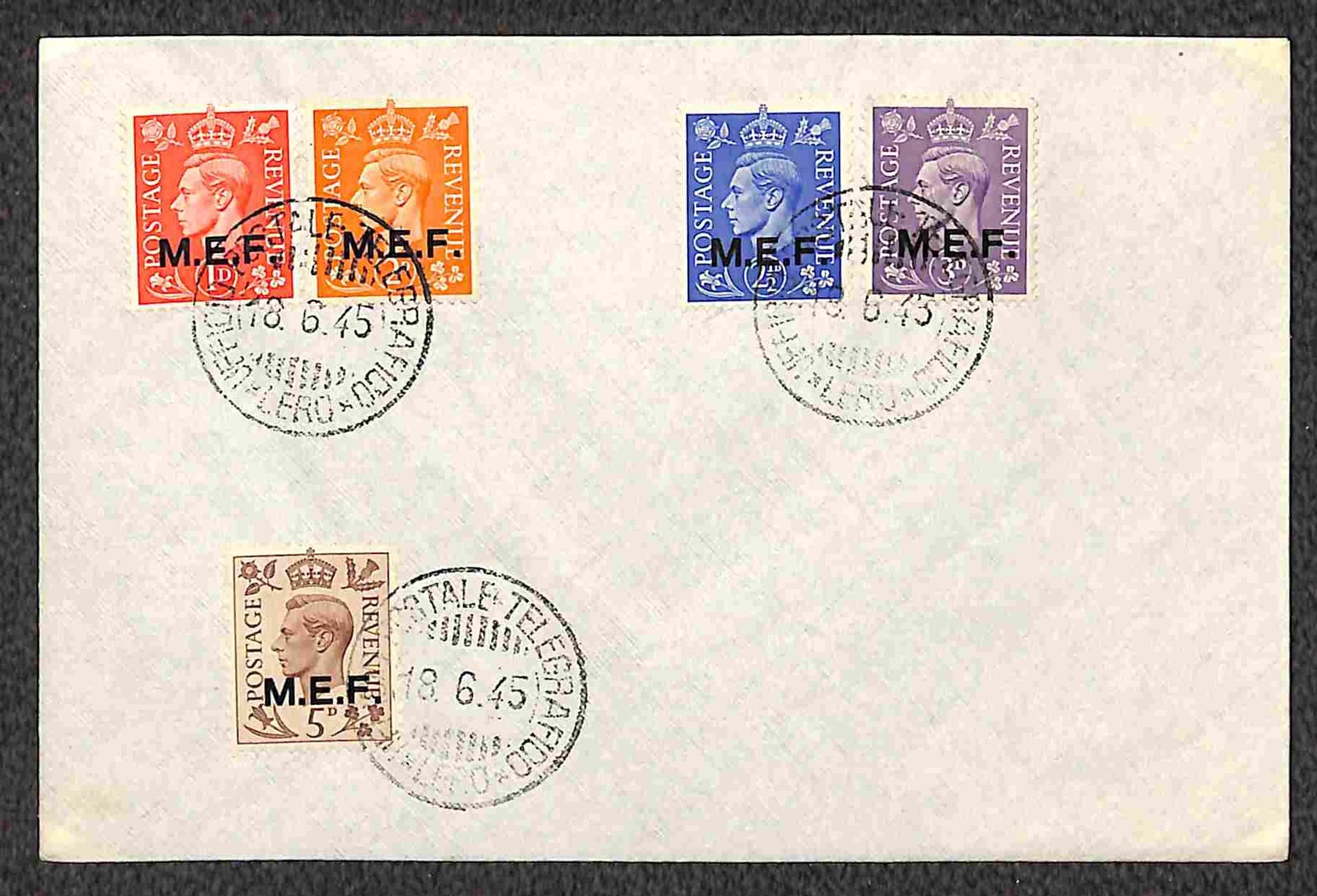 Italia / Occupazioni Straniere delle Colonie / Occupazione Britannica / M.e.f. / Posta Ordinaria