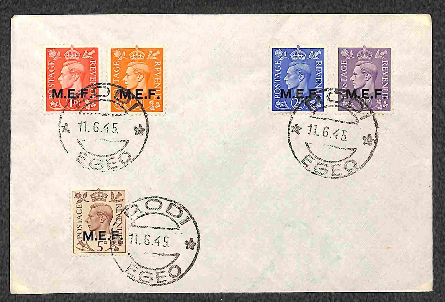 Italia / Occupazioni Straniere delle Colonie / Occupazione Britannica / M.e.f. / Posta Ordinaria