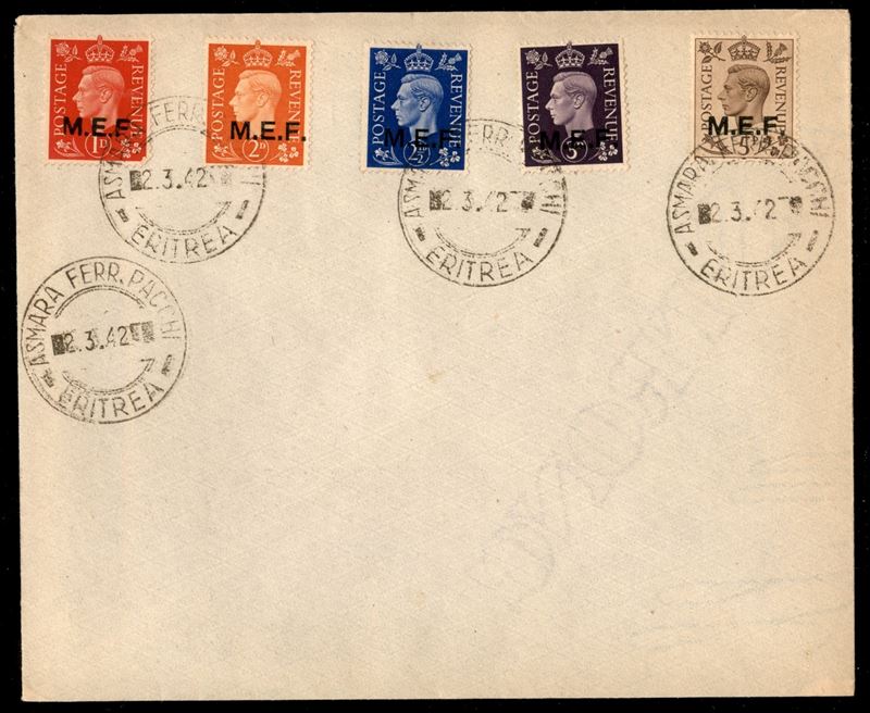 Italia / Occupazioni Straniere delle Colonie / Occupazione Britannica / M.e.f. / Posta Ordinaria