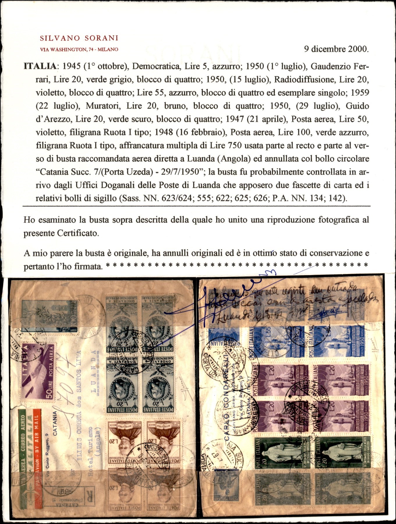 Italia / Repubblica / Aerogrammi
