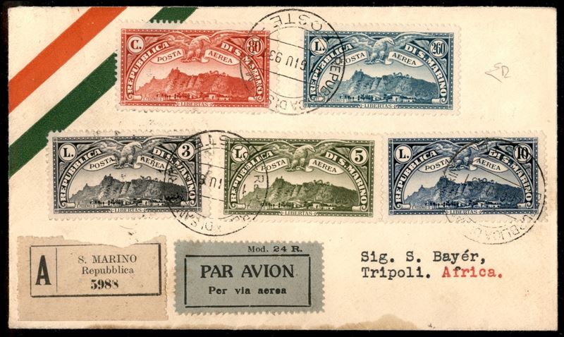 San Marino / Aerogrammi