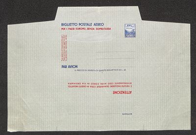 Italia / Repubblica / Aerogrammi