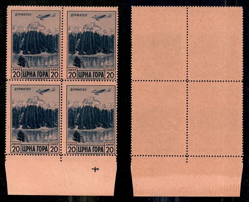 Italia / Occupazioni II Guerra Mondiale / Montenegro / Posta Aerea