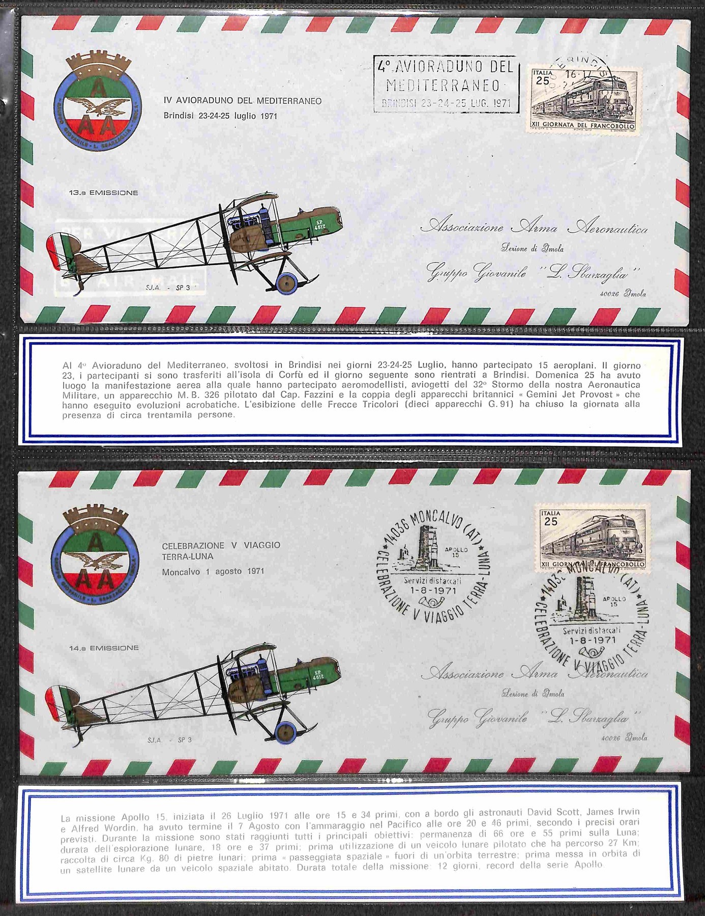 Italia / Repubblica / Aerogrammi