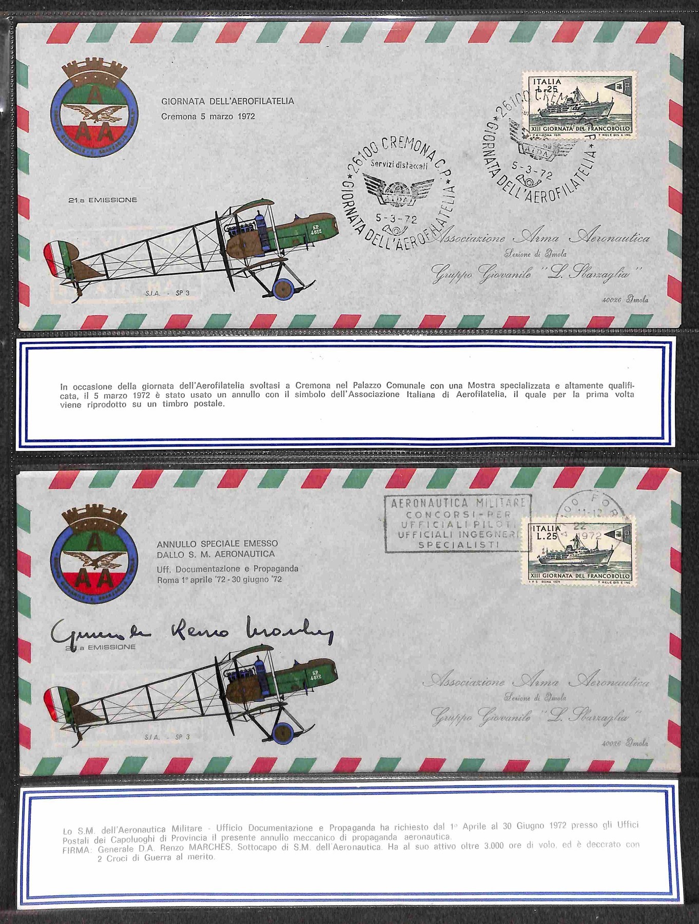 Italia / Repubblica / Aerogrammi