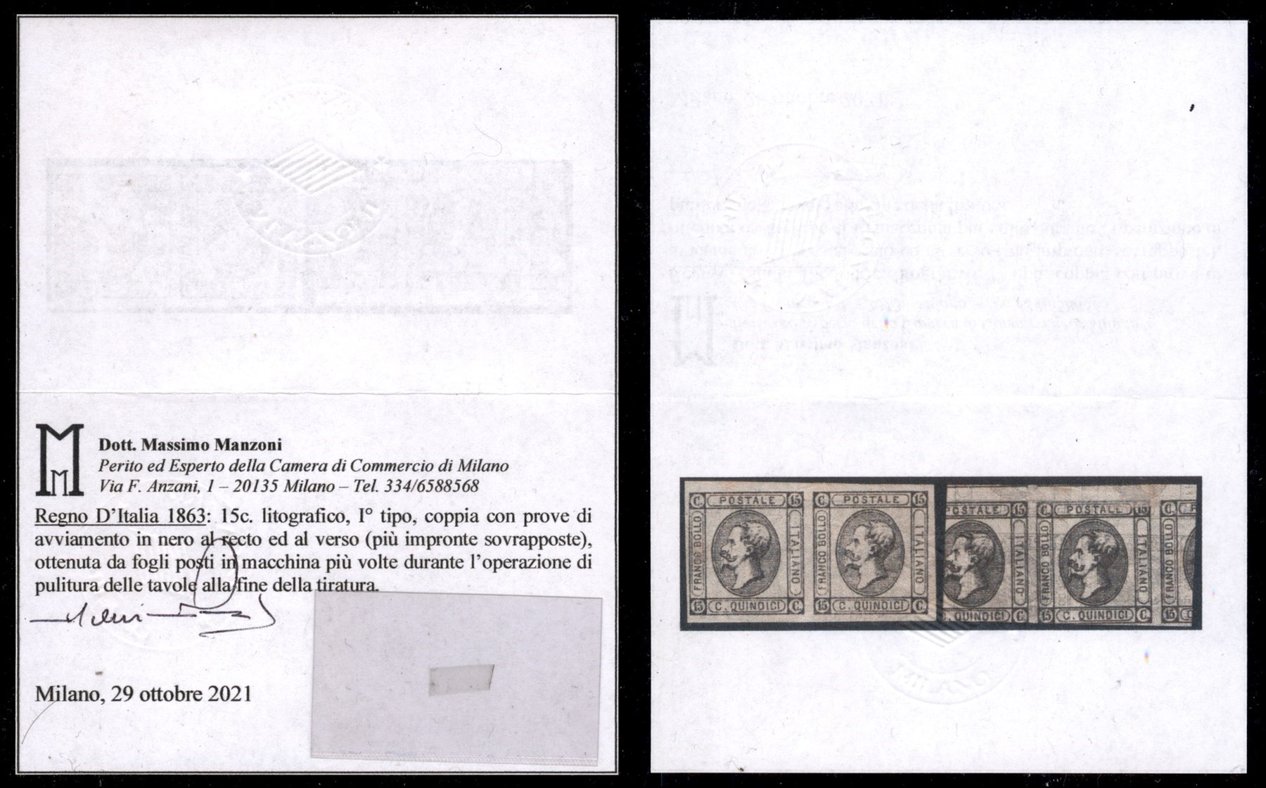 Italia / Regno / Vittorio Emanuele II / Posta Ordinaria