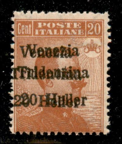 Italia / Occupazioni i Guerra Mondiale / Trentino-alto Adige / Posta Ordinaria