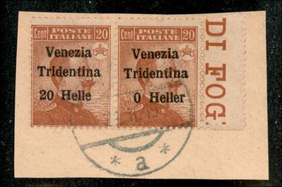 Italia / Occupazioni i Guerra Mondiale / Trentino-alto Adige / Posta Ordinaria