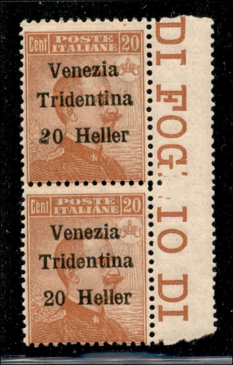 Italia / Occupazioni i Guerra Mondiale / Trentino-alto Adige / Posta Ordinaria