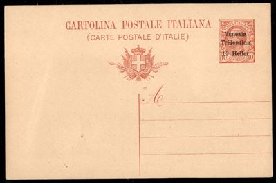 Italia / Occupazioni i Guerra Mondiale / Trentino-alto Adige / Posta Ordinaria