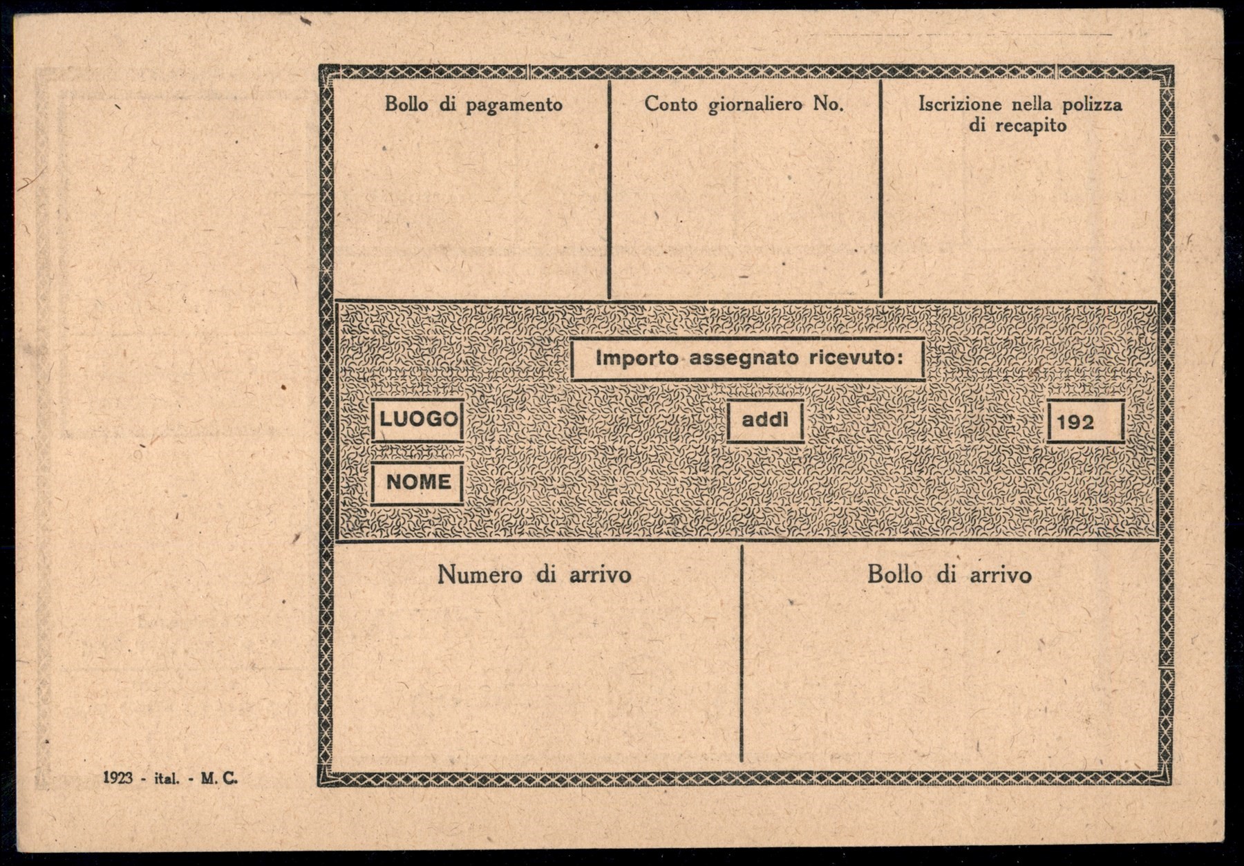 Italia / Occupazioni i Guerra Mondiale / Trentino-alto Adige / Posta Ordinaria