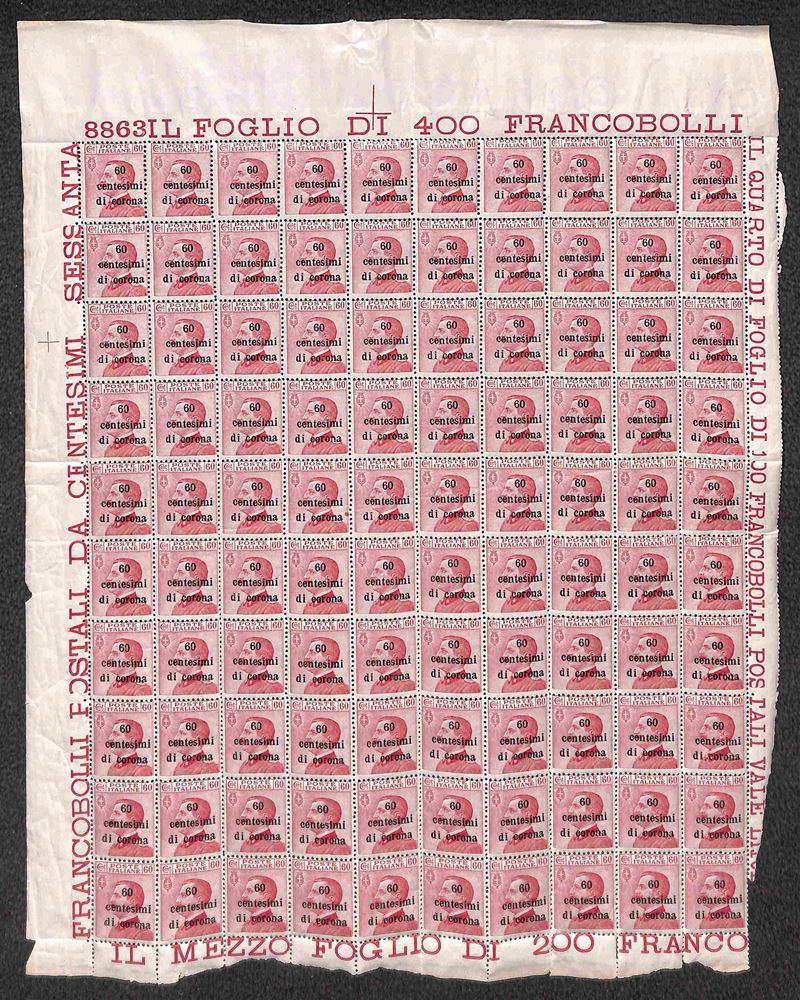 Italia / Occupazioni i Guerra Mondiale / Trento e Trieste / Posta Ordinaria