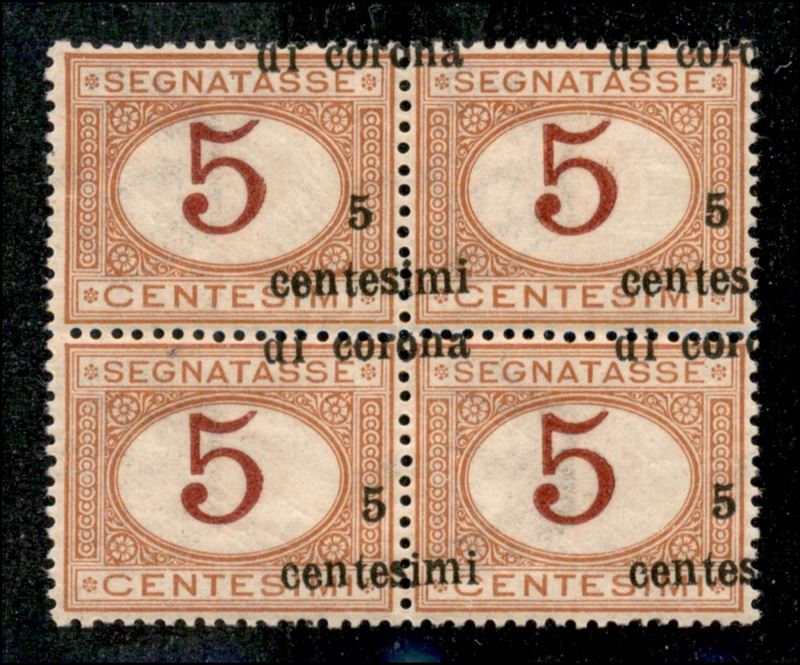 Italia / Occupazioni i Guerra Mondiale / Trento e Trieste / Segnatasse