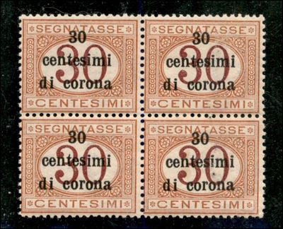 Italia / Occupazioni i Guerra Mondiale / Trento e Trieste / Segnatasse