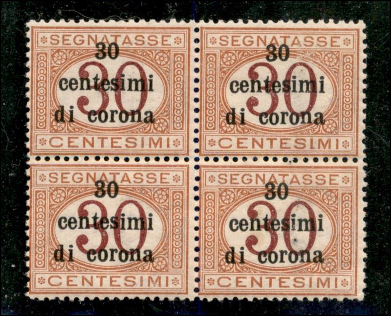 Italia / Occupazioni i Guerra Mondiale / Trento e Trieste / Segnatasse