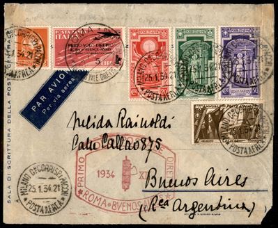 Italia / Regno / Vittorio Emanuele III / Aerogrammi
