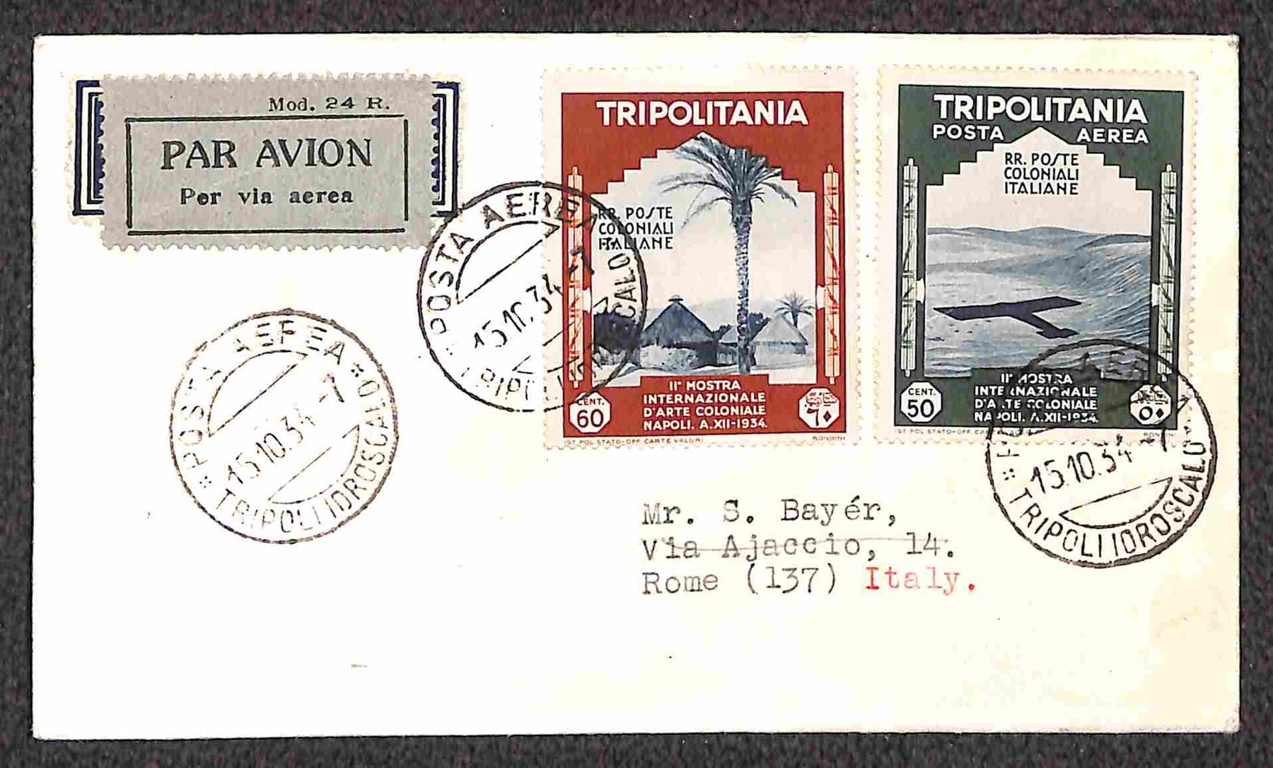 Italia / Regno / Vittorio Emanuele III / Aerogrammi