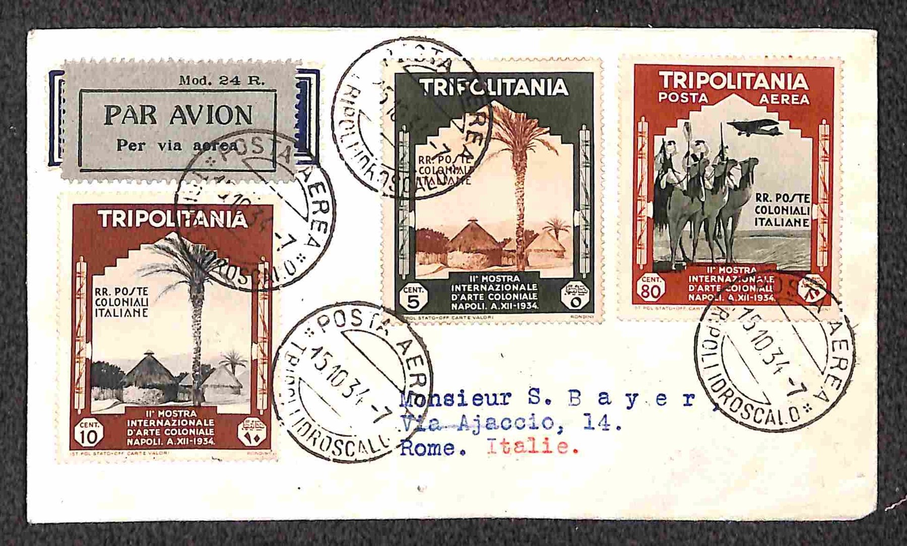 Italia / Regno / Vittorio Emanuele III / Aerogrammi
