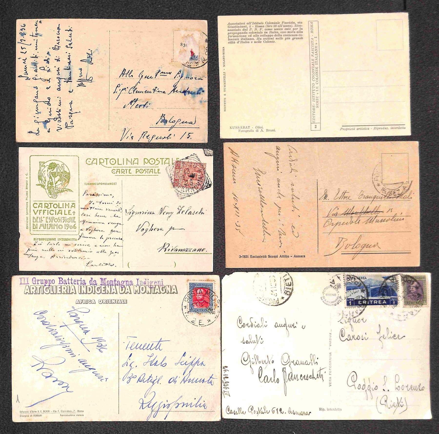 Italia / Colonie / Posta Ordinaria