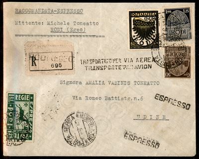 Italia / Colonie / Egeo / Aerogrammi