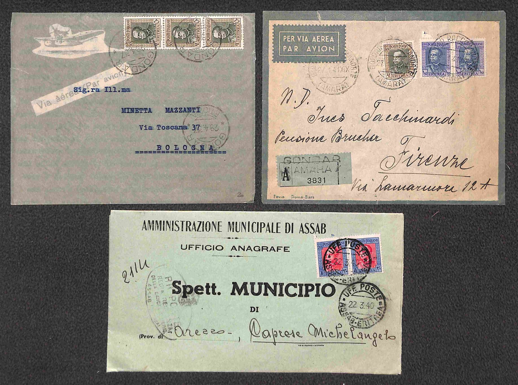 Italia / Colonie / Africa Orientale Italiana / Posta Ordinaria
