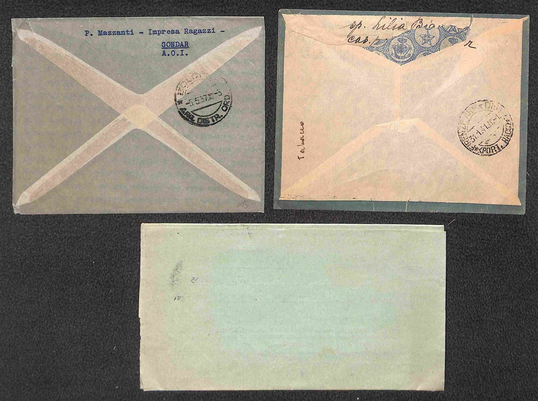Italia / Colonie / Africa Orientale Italiana / Posta Ordinaria