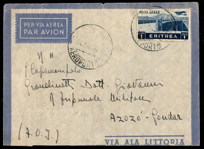 Italia / Colonie / Etiopia / Aerogrammi