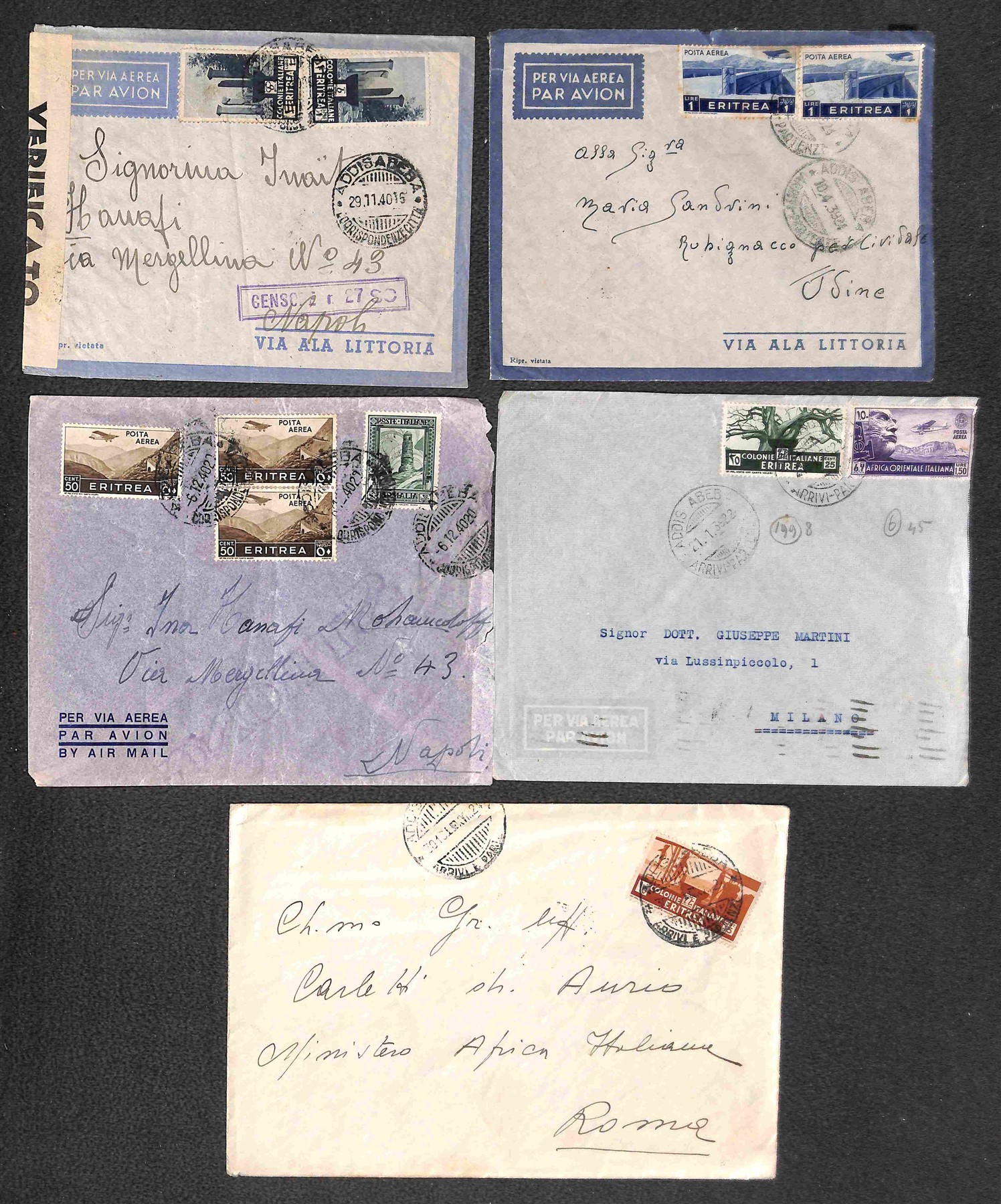 Italia / Colonie / Etiopia / Posta Ordinaria