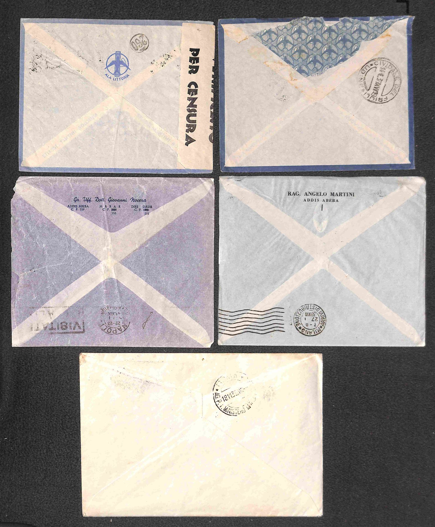 Italia / Colonie / Etiopia / Posta Ordinaria