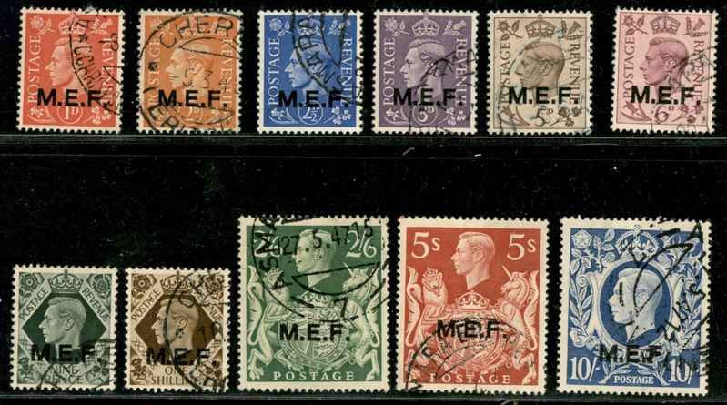 Italia / Occupazioni Straniere delle Colonie / Occupazione Britannica / M.e.f. / Posta Ordinaria