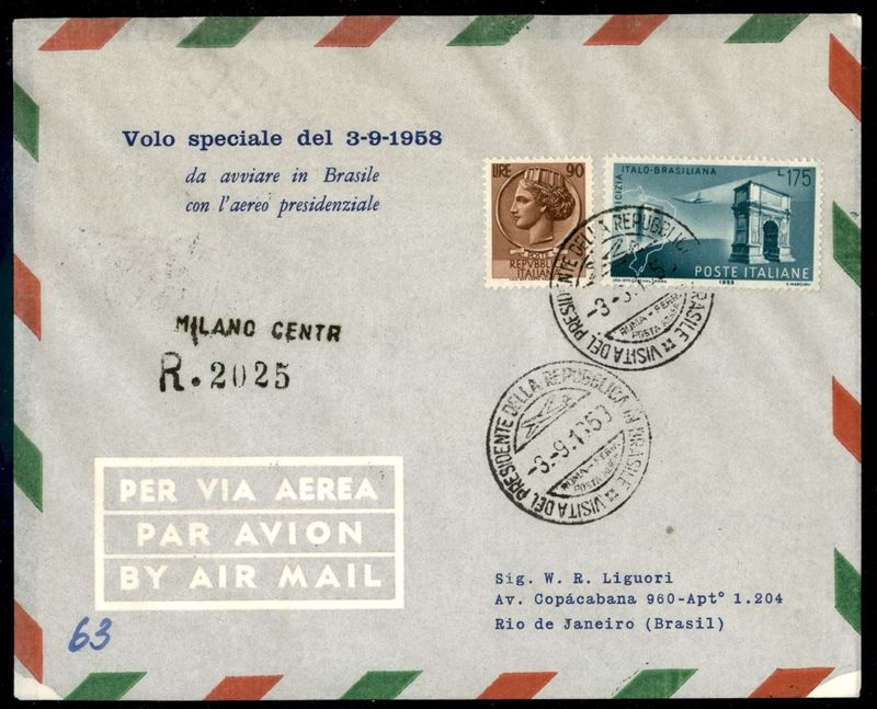 Italia / Repubblica / Aerogrammi