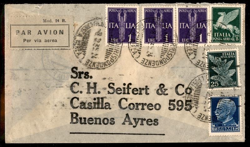 Italia / Regno / Vittorio Emanuele III / Aerogrammi