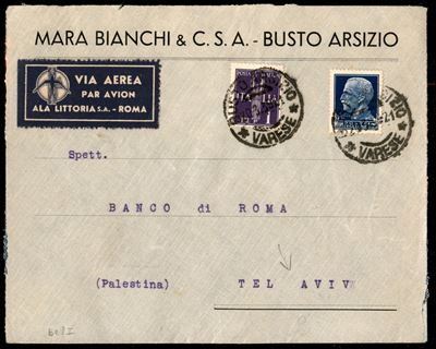 Italia / Regno / Vittorio Emanuele III / Aerogrammi