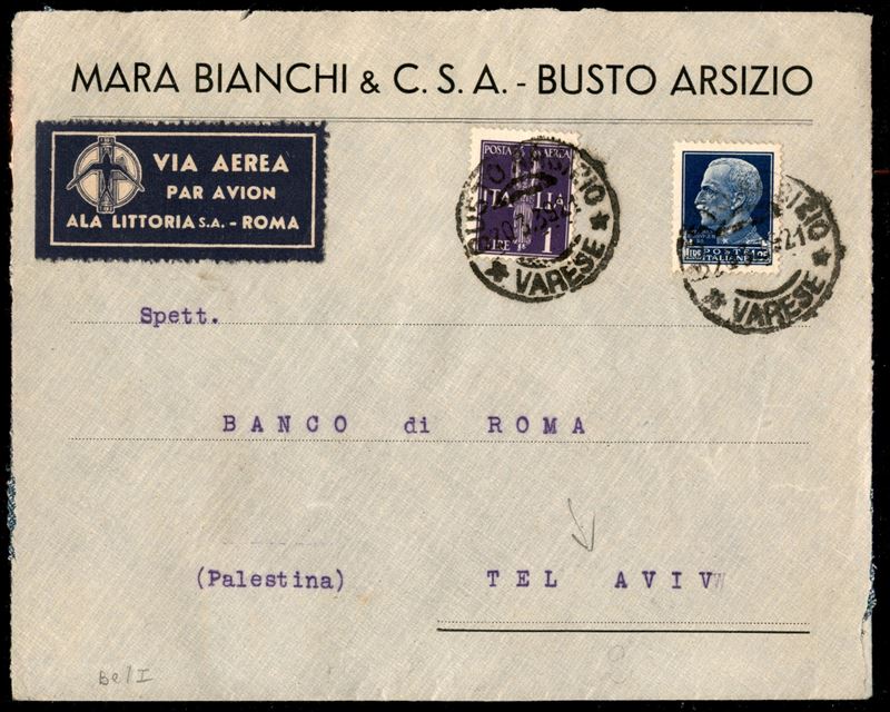 Italia / Regno / Vittorio Emanuele III / Aerogrammi