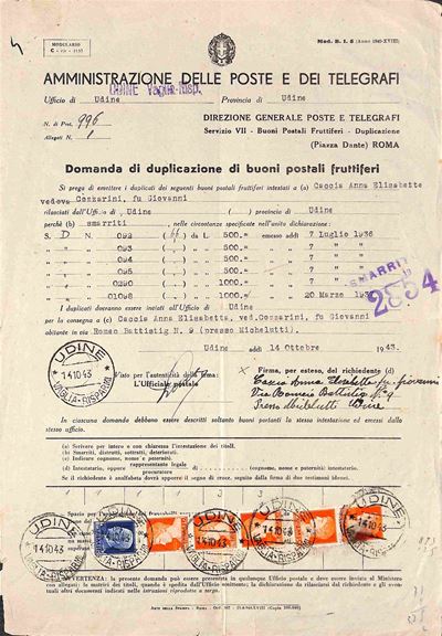 Italia / Rsi / Posta Ordinaria