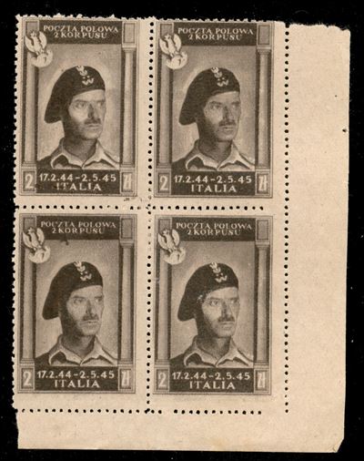 Italia / Corpo Polacco / Posta Ordinaria