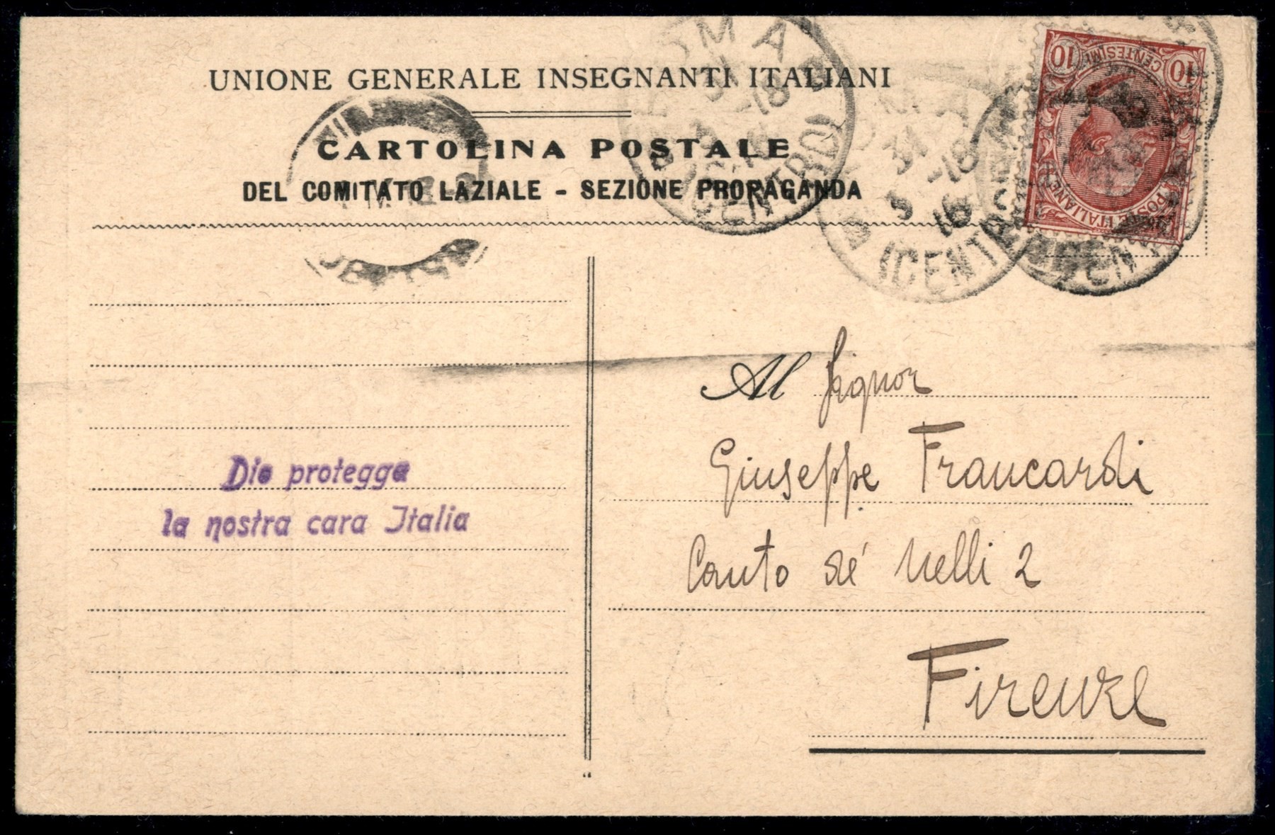 Italia / Regno / Vittorio Emanuele III / Posta Militare
