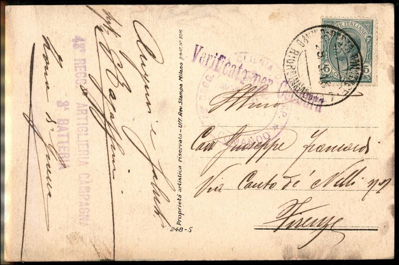 Italia / Regno / Vittorio Emanuele III / Posta Militare