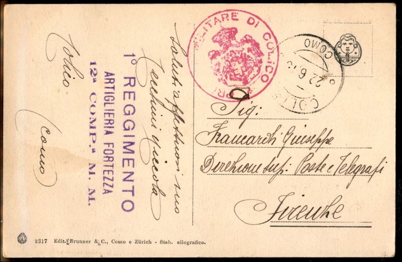 Italia / Regno / Vittorio Emanuele III / Posta Militare