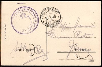 Italia / Regno / Vittorio Emanuele III / Posta Militare