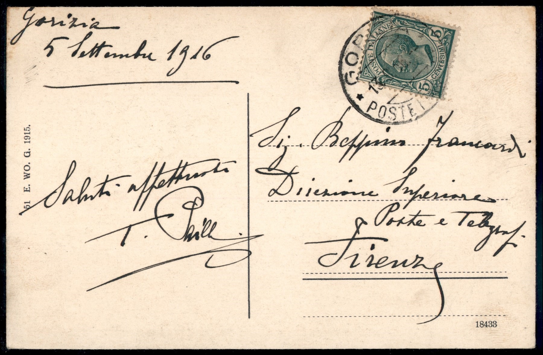 Italia / Regno / Vittorio Emanuele III / Posta Militare