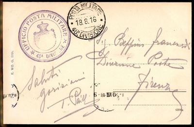 Italia / Regno / Vittorio Emanuele III / Posta Militare