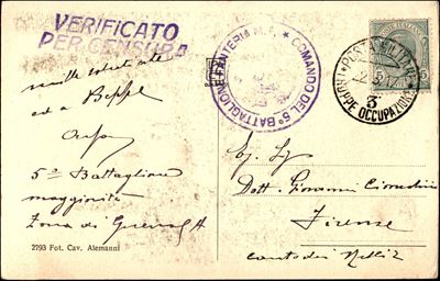 Italia / Regno / Vittorio Emanuele III / Posta Militare
