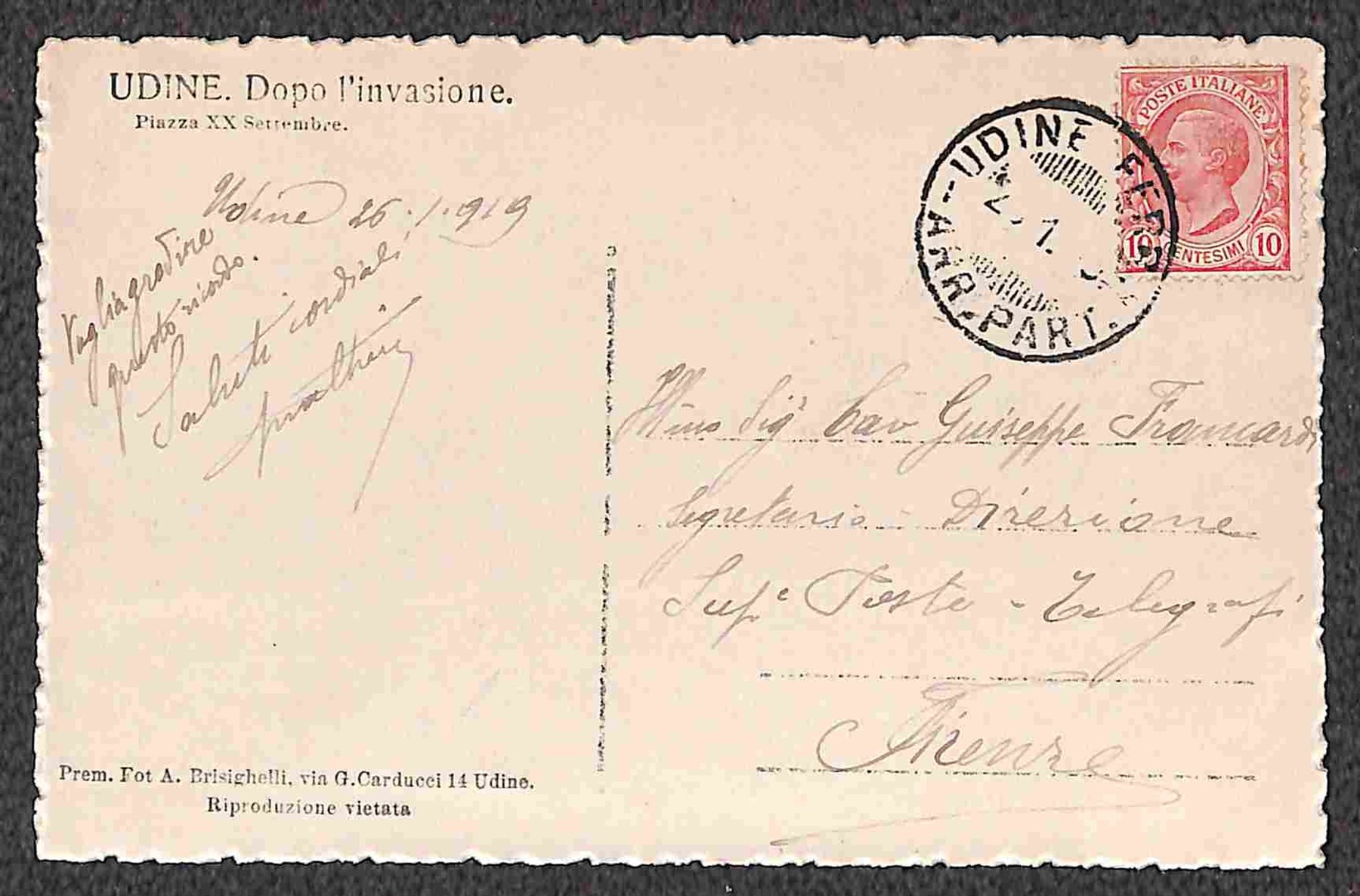 Italia / Regno / Vittorio Emanuele III / Posta Militare