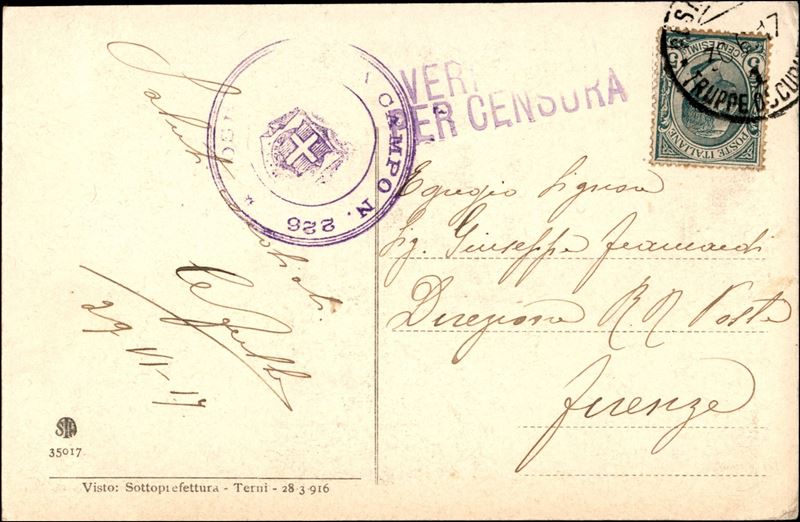 Italia / Regno / Vittorio Emanuele III / Posta Militare