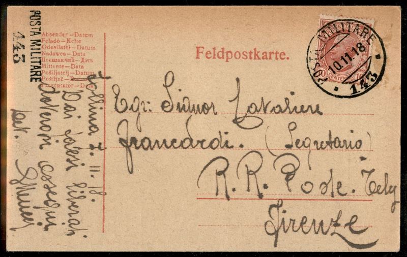 Italia / Regno / Vittorio Emanuele III / Posta Militare
