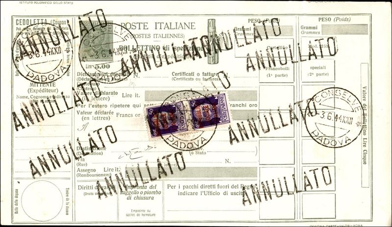 Italia / Rsi / Posta Ordinaria