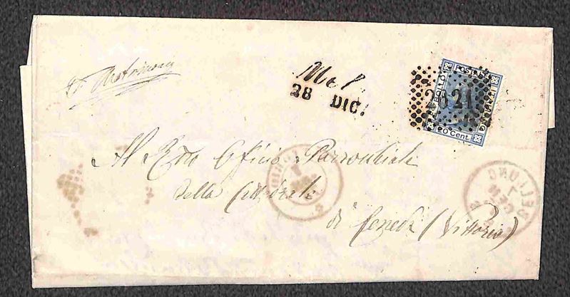 Italia / Regno / Vittorio Emanuele II / Posta Ordinaria