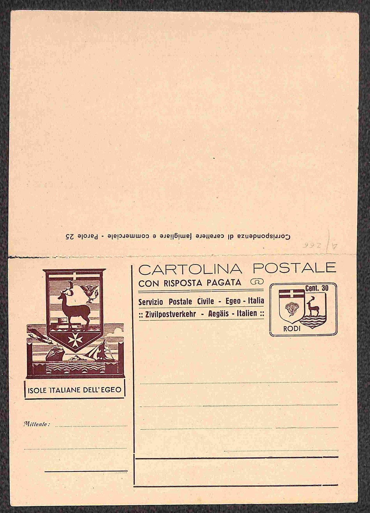 Italia / Colonie / Egeo / Rodi
