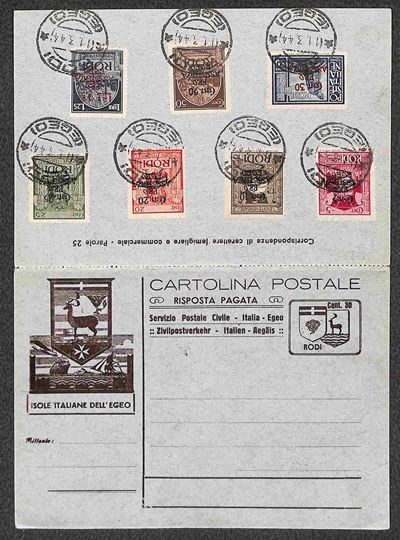 Italia / Colonie / Egeo / Rodi / Posta Ordinaria